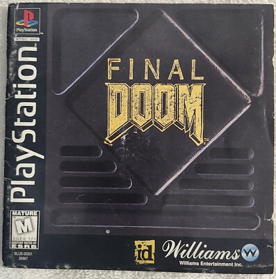 Final Doom (Sony PlayStation 1, 1996) _--MANUAL ONLY--_