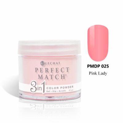 LeChat Perfect Match 3 in 1 Color Powder PMDP025 Pink Lady 1.5oz 