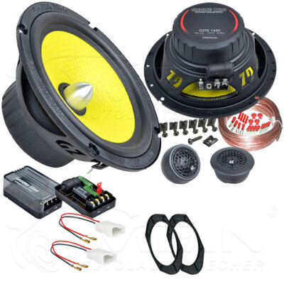 GROUND ZERO LAUTSPRECHER für MAZDA 626 IV Typ GE 1992-1997 Front Tür 150W #BFNP