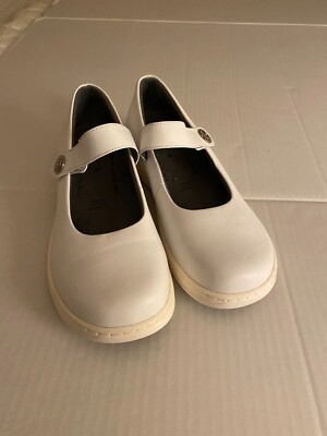 Spring Step Professional Woman's Non-Skid White WISTERIA Shoes Leather 11 M  New