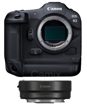 Canon EOS R3 Body mit EF-EOS R Adapter - 1 Jahr Garantie