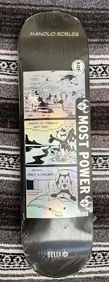 Darkstar Skateboard  Felix The Cat  Deck - Size 8.125 - Manolo Robles-Betty Boop