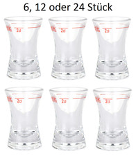 6 | 12 oder 24 Schnapsgläser 0,2cl Stamper Stamperl Pinneken Pinnken