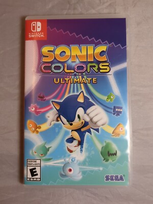 Authentic Replacement Case ONLY - SONIC COLORS ULTIMATE - Nintendo Switch Box