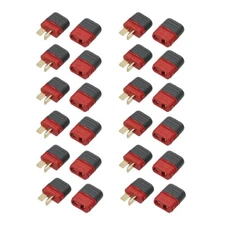 24pcs Female Male RC Deans Connectors Adapters T Plug for Lipo Battery Connector