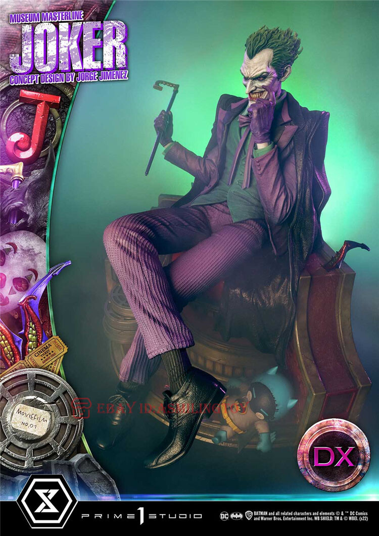 Prime 1 Studio MMDC-55 Joker Statue 1/3 Theater Hideout-themed