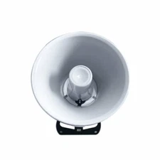 UPG SP15 15 Watts 8-Ohms Indoor/Outdoor Wall Mount White Horn Siren Speaker