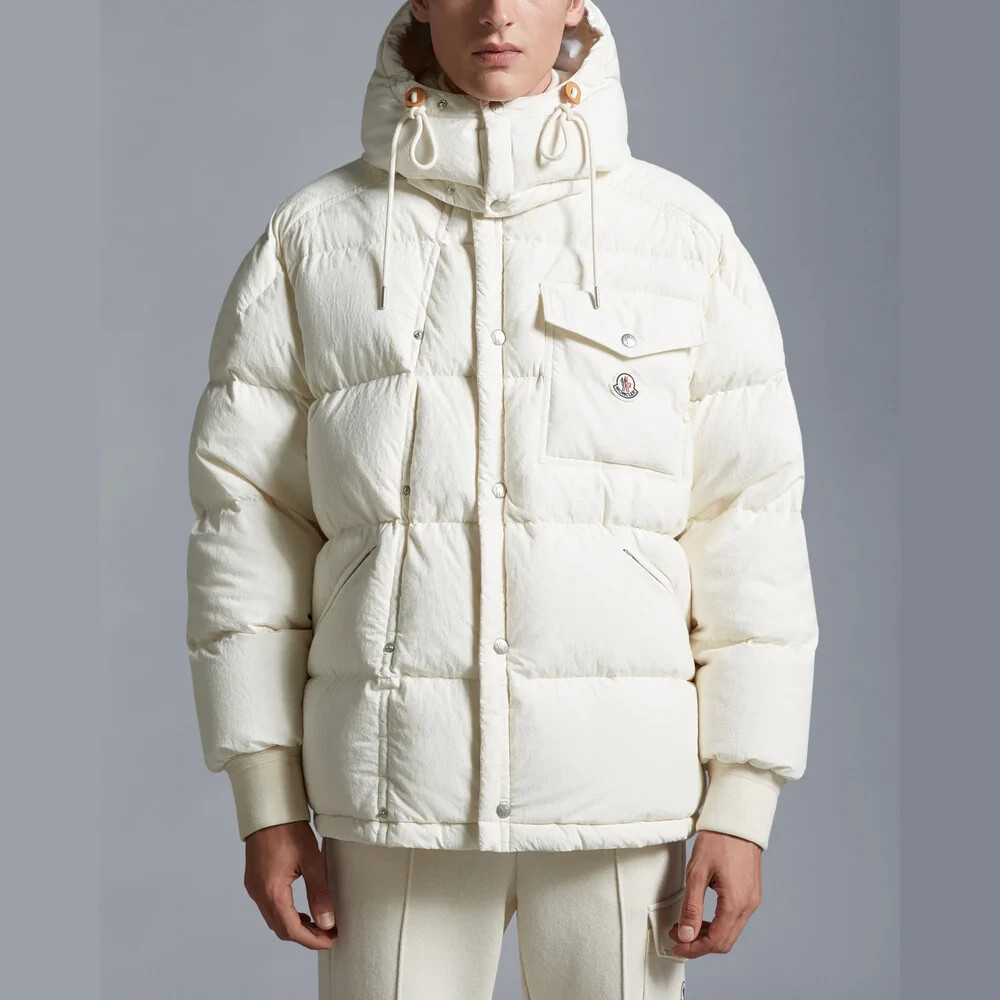 NEW Moncler Men's Karakorum Down Jacket in creamy Size 4 US XL #DC