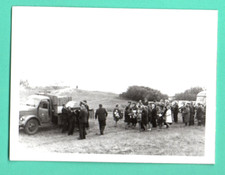 LATVIA LETTLAND Funeral Ceremony at the Cemetery VINTAGE PHOTO 42