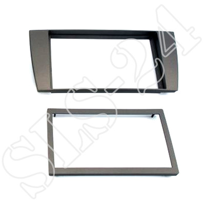 Autoradio Radio Blende Einbaurahmen Doppel 2 DIN Jaguar X-Type S-Type 2002-2009