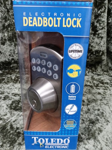 Toledo Deadbolt Keyless Combination Universal Stainless Steel Door Lock CV180E - 第 3/7 張圖片