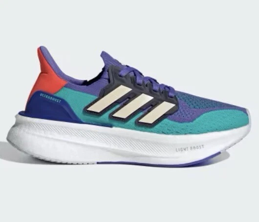 Adidas Kids Ultraboost 5 J (IH7595) blu cobalto sabbia rosso taglia 6 5 Y NUOVE CON SCATOLA