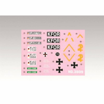 Torro 1229902001 - Aufkleber/Decals Panzer Leopard 2 1/24 - Neu