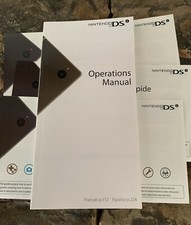 Nintendo DS Operations Manual Booklet Set.