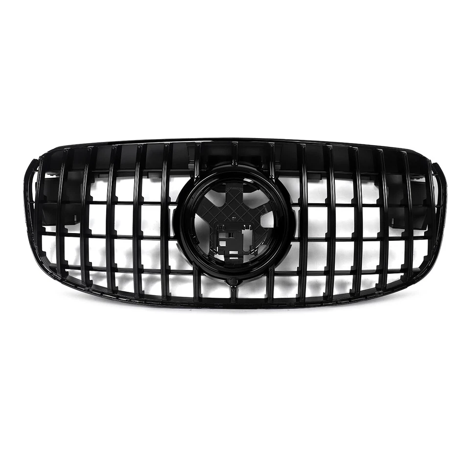All Black Front Bumper Grille Grill For 2024 2025 Benz X167 GLS450 GLS500 GLS580 Foto 3 de 4