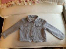 Gymboree Gray Sweatshirt-Like Jacket with Snaps Size 4T-5T