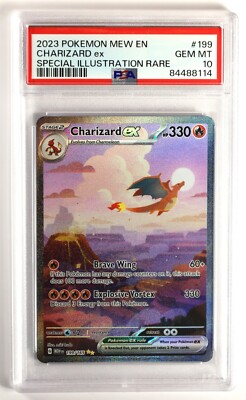 Pokemon TCG Charizard ex - 199/165 S&V 151 Special Illustration