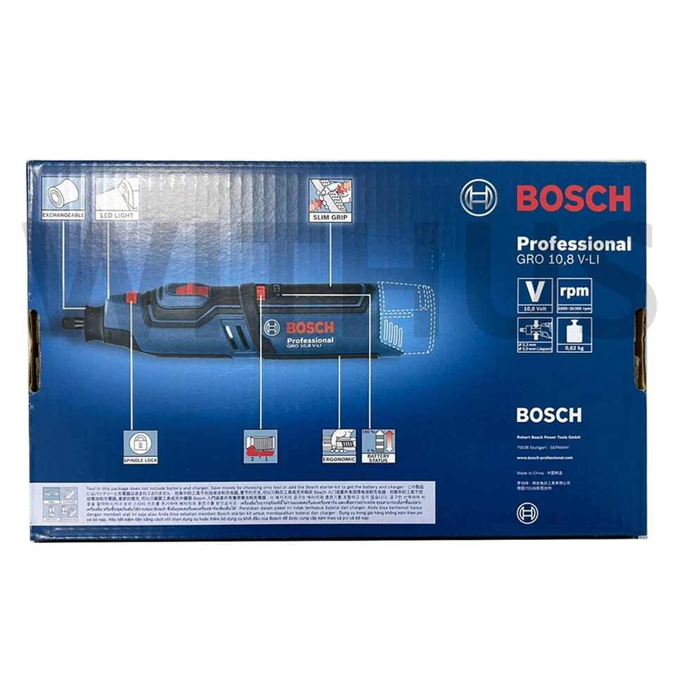 Bosch GRO 10.8V-LI Professional Cordless Rotary Multi Tool [Bare Tool-Body Only= - Image 3 of 4