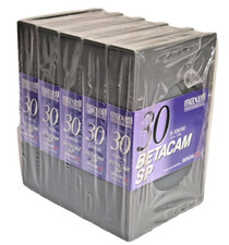 5 Maxell Professional BETACAM SP B-30M BQ Video Cassette Tape