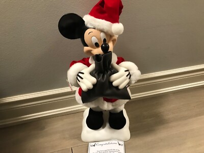 Vintage 1996 Disney Telco Mickey Unlimited Animated Christmas Display