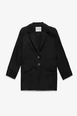 Mara Hoffman Women's Tatum Jacket Blazer Black - Size 2X - NWT - 100% Hemp