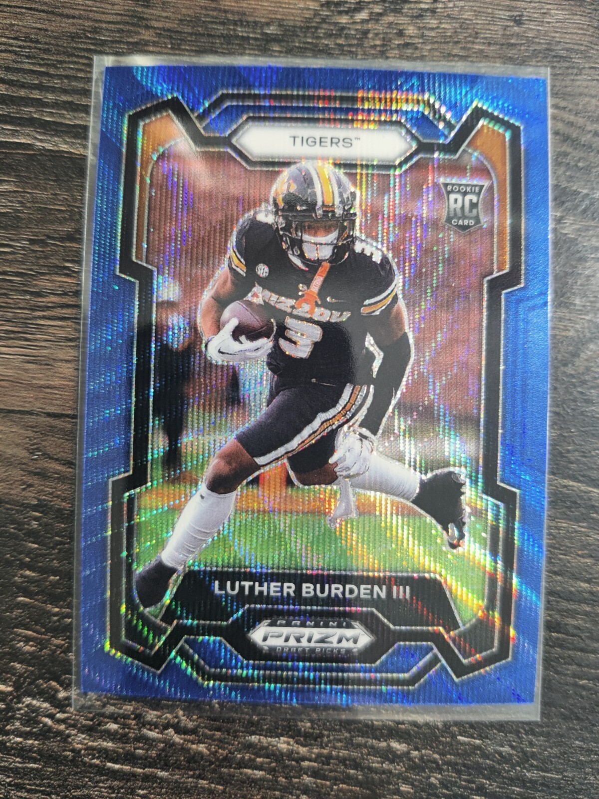 2024 Panini Prizm Draft Picks 198 LUTHER BURDEN III 139/249 Blue Prizm Wave