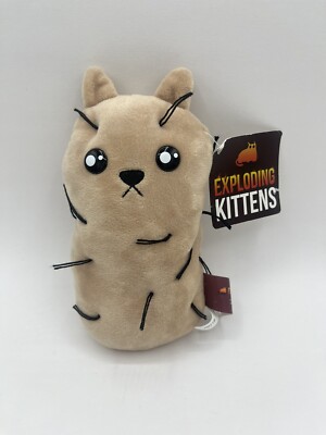 NWT Exploding Kittens Plush 8  Hairy Potato Cat NO CARD (FREE SHIPPING)