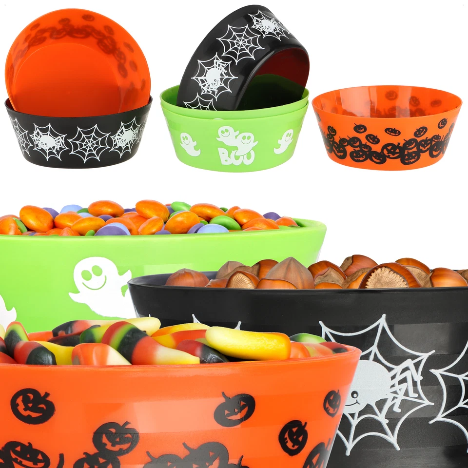 6x Snackschale Halloween - Schalenset für verpackte Süßigkeiten - Snack-Teller - Bild 4 von 4