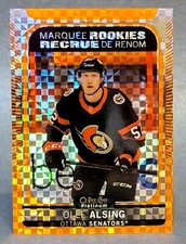 2021-22 O-Pee-Chee Platinum Orange Checkers #256 Olle Alsing 12/25