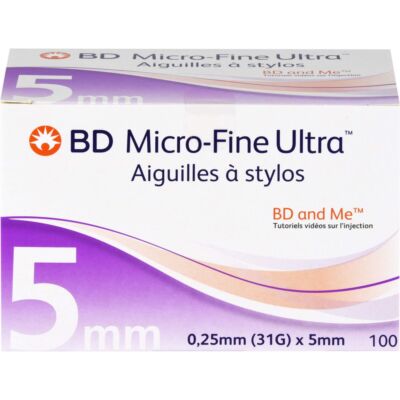 BD MICRO-FINE ULTRA Pen-Nadeln 0,25x5 mm 100 St PZN03865634
