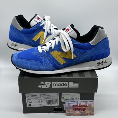 Size 12 New Balance 1300 Blue Atomic Yellow 2020