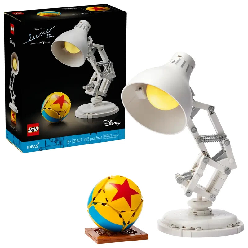 LEGO Ideas 21357 Disney Pixar Luxo Jr. - Set da Collezione 613 Pezzi