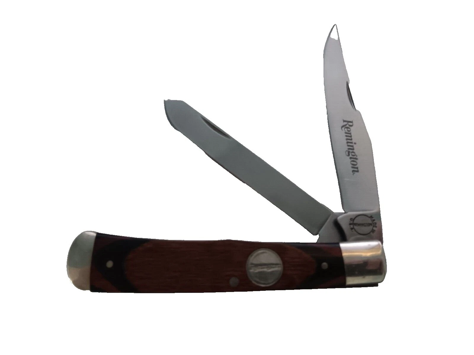 Navaja mango de madera Remington cuchillos plegables producidos en fábrica Vintage de colección