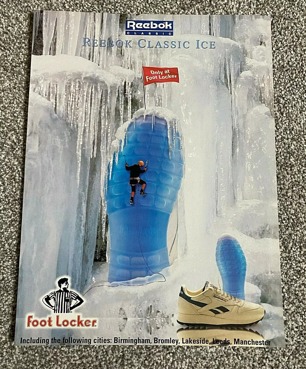 Rare Original Vintage 1997 Magazine Advert Picture Reebok Classic