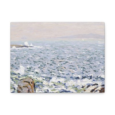 Allen Tucker - Surf Breaking, Cranberry Island - 1913 - Canvas Wall Art