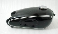 BMW R25/3 1995 SCHWARZ LACKIERTER STAHL BENZIN TANK + DECKEL / KOMPATIBEL FÜR