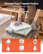 Hot Wire Foam Cutter, 58W Electric Styrofoam Cutter with Variable Temperature Co