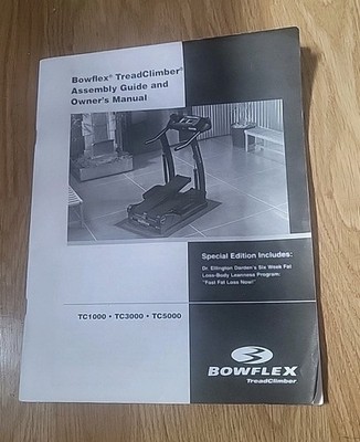 Bowflex Treadclimber TC1000 TC3000 & TC5000 Assembly Guide & Owners Manual