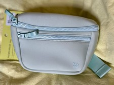 Faux Neoprene All In Motion Premium Belt Bag Sea foam Green NWT waterproof   