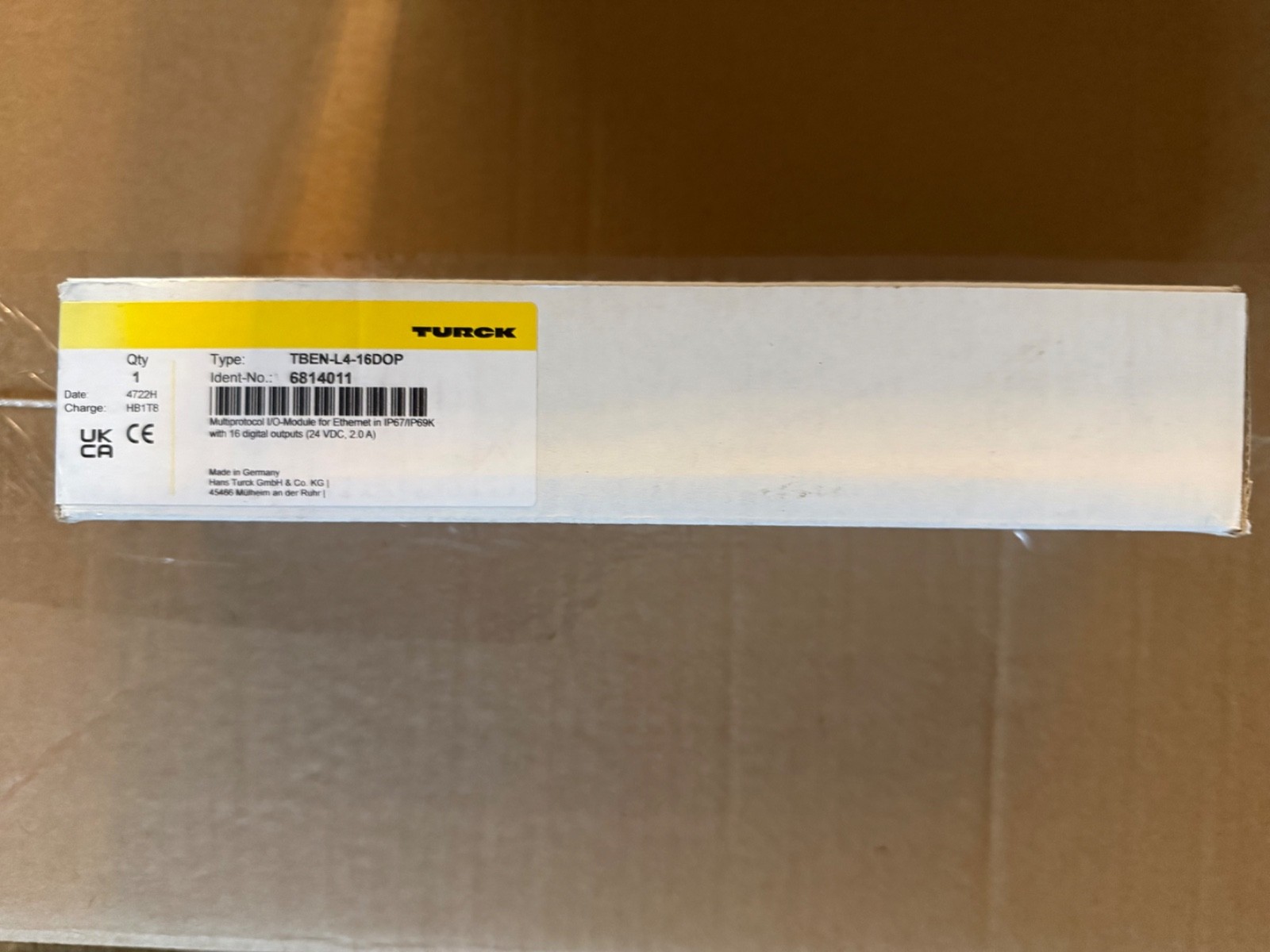 Turck TBEN-L4-16DOP Multiprotocol I/O Module 6814011