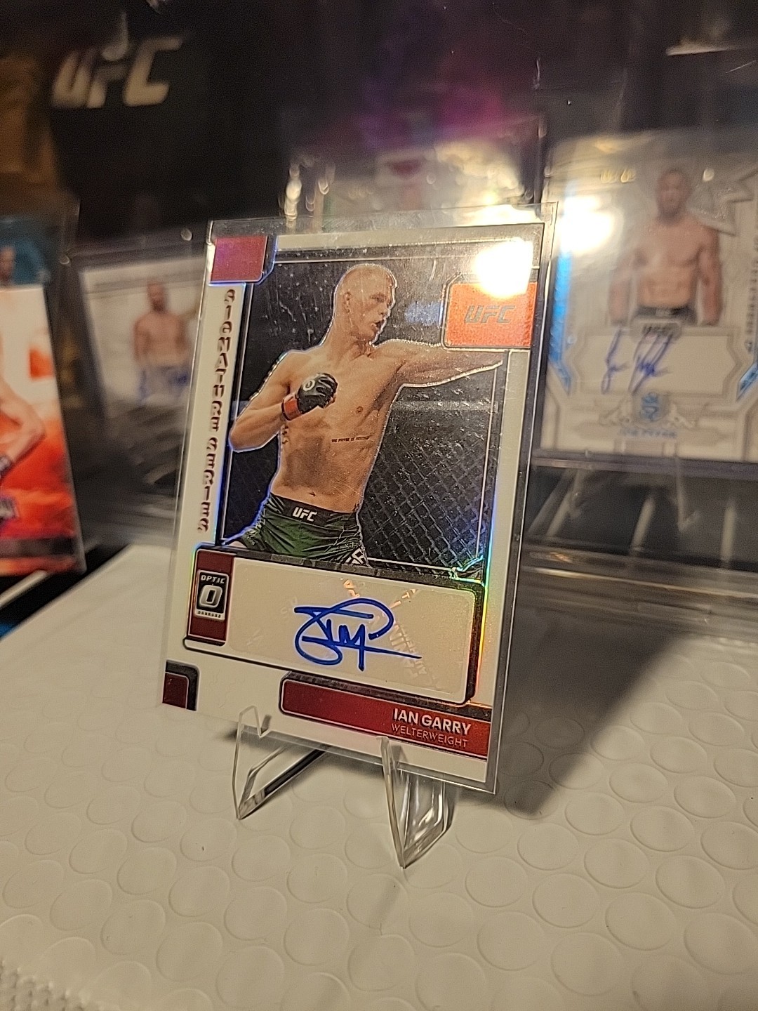 2023 Panini Donruss Optic UFC - Signature Series Ian Machado Garry #SS-IGR (AU)