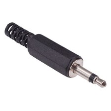 10 x 3.5mm Miniature Mono Insulated Jack Plug
