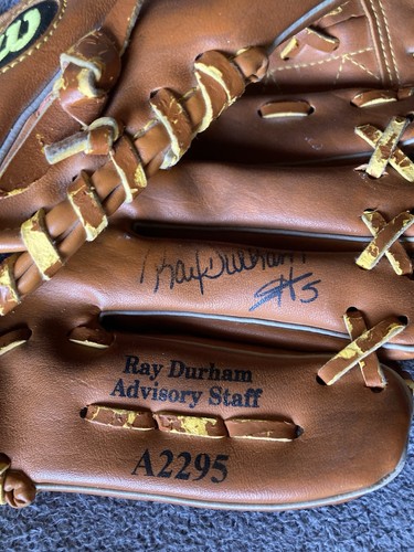 SIGNED Ray Durham #5 Baseball Glove AUTOGRAPH Chicago White Sox VINTAGE