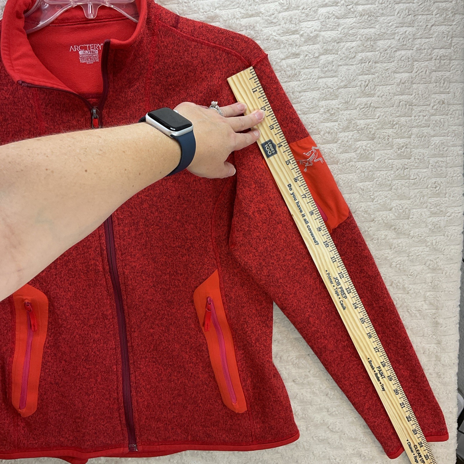 Arc'teryx Polartec Fleece Full Zip Jacket Women's XL Red Arcteryx thumbnail 17