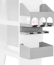 AA Products P-Sh-Power Tool Organizer Wall Mount Designed for 13''D Van Shelving