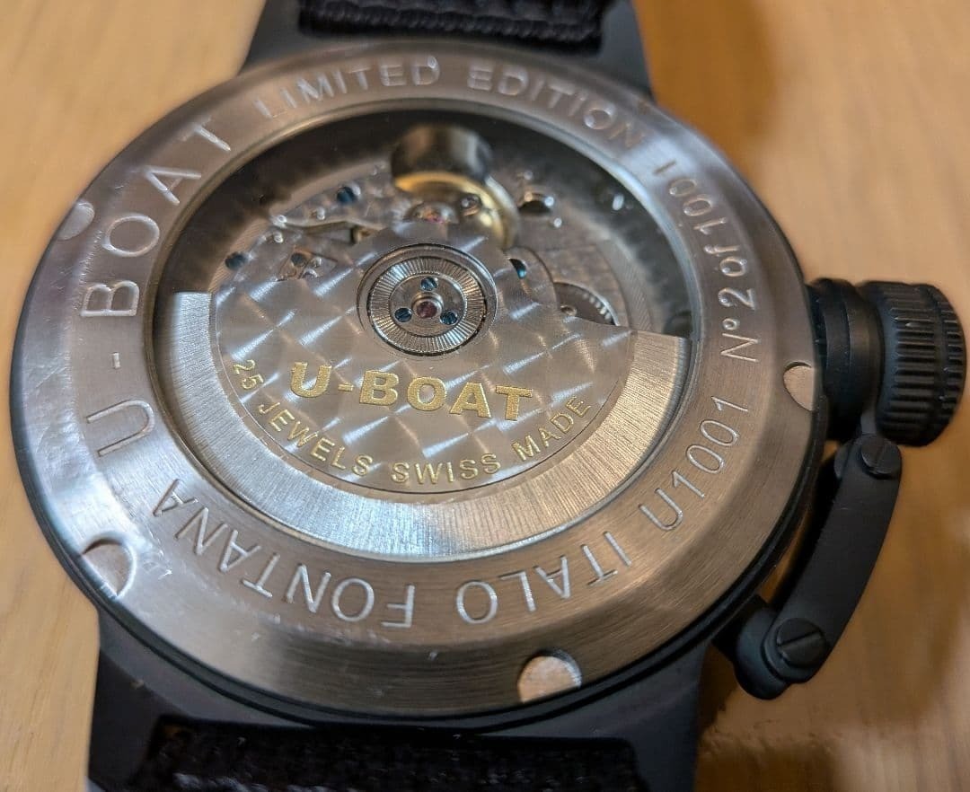 U-BOAT U1001 Limited Edition Automatic Watch 50mm Titanium