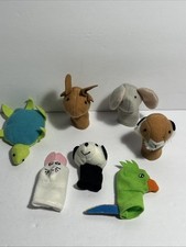 Finger Puppets Bundle x7 Zoo Animals - Story Telling Characters Toys
