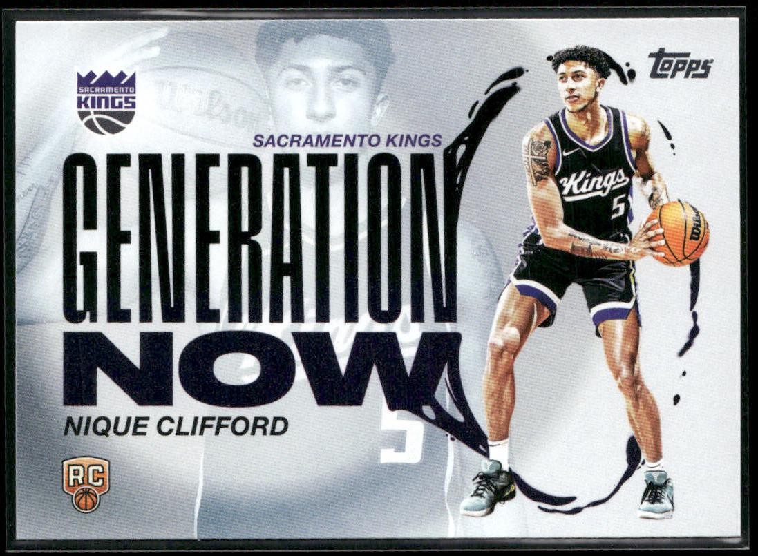 2025-26 Topps #GN-24 Nique Clifford Generation Now
