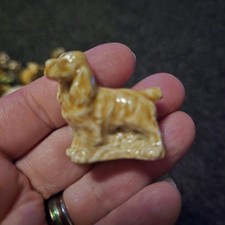 Wade Whimsie Spaniel Dog Figurine Ornament Vintage Collectable