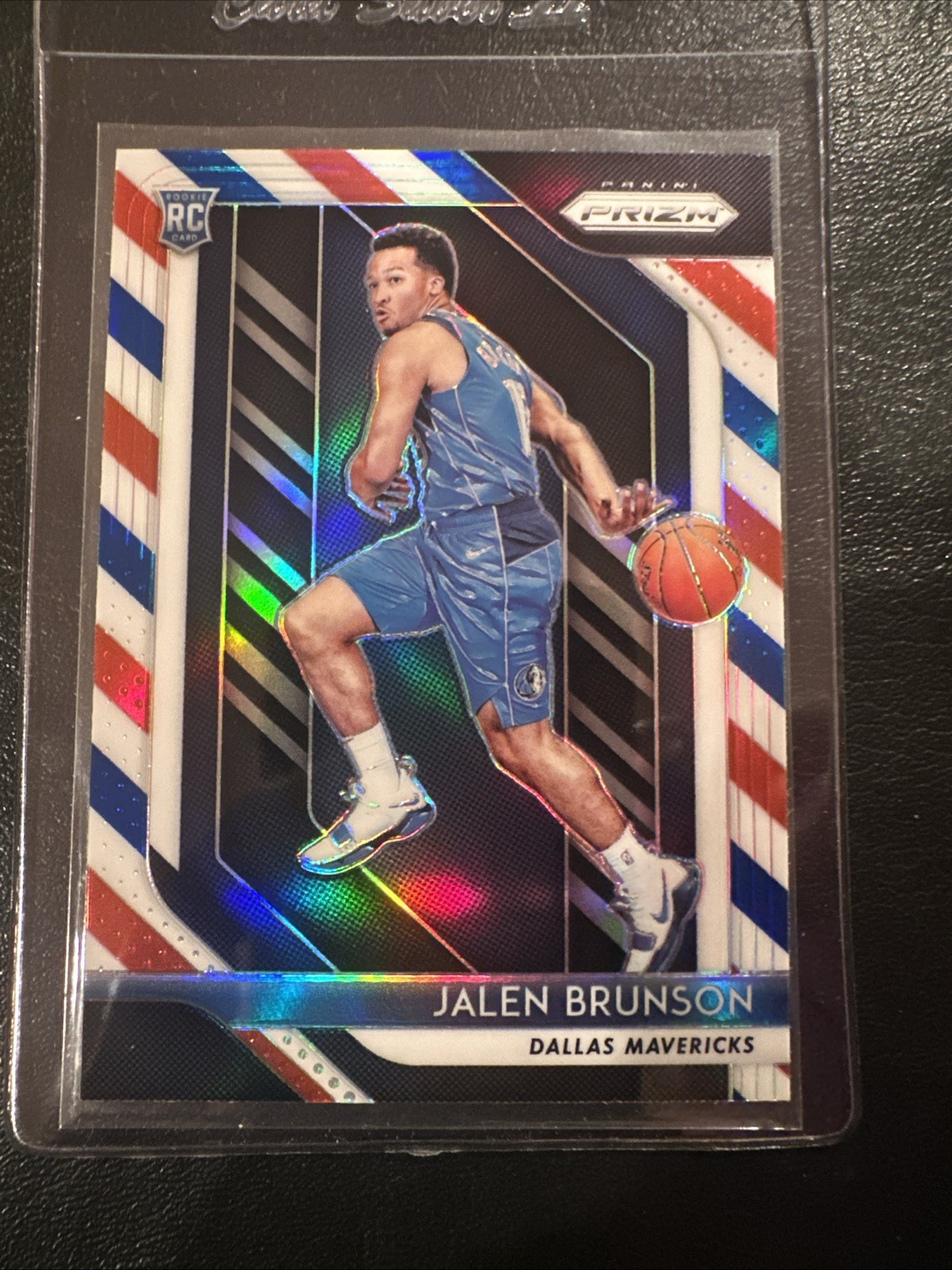 2018-19 Panini Prizm - Jalen Brunson #250 Red White & Blue Prizm (RC)